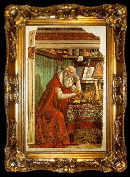 framed  Domenico Ghirlandaio Saint Jerome in his Study  dd, ta009-2